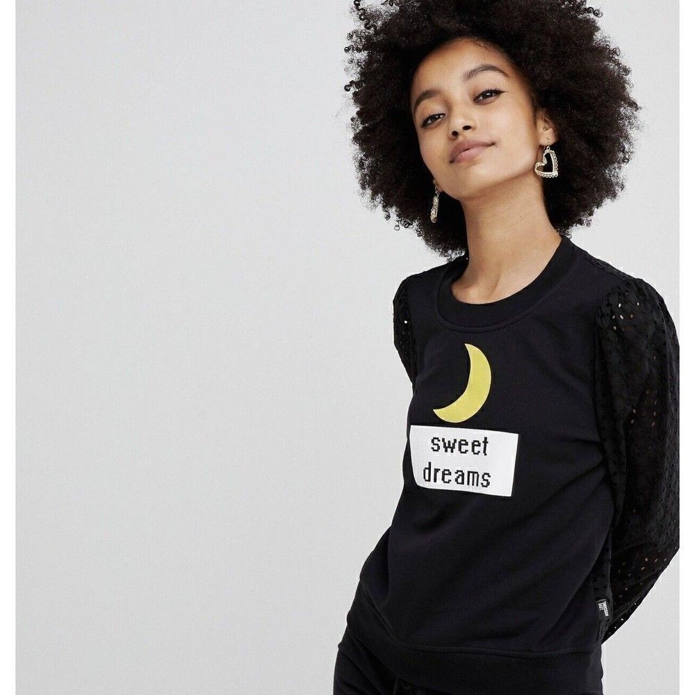 MOSCHINO LOVE Sweet Dreams Pullover Black
